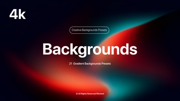 Videohive Gradient Backgrounds 60420716