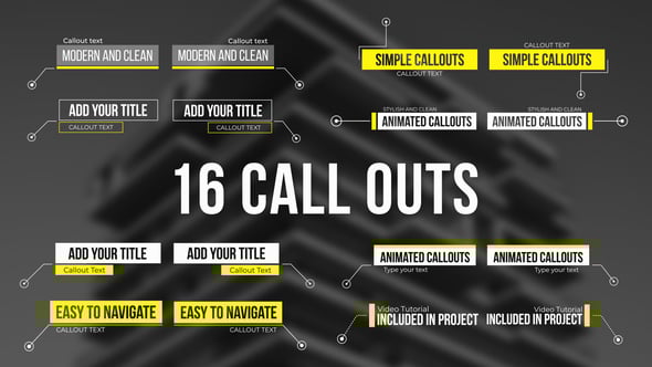 Videohive Call Outs 60140204