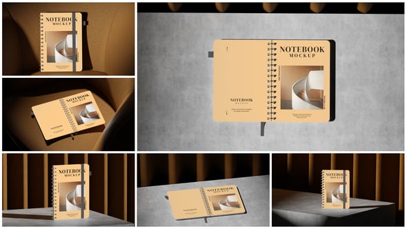 Videohive Notebook Mockup