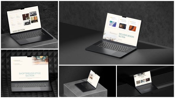 Videohive Laptop Website Showcase Mockup