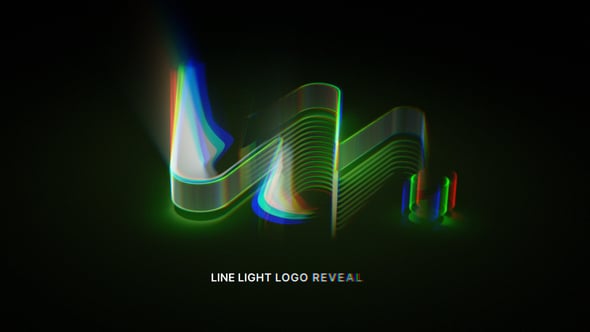 Videohive Line Light Logo Reveal