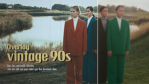 Videohive Vintage 90s Overlay