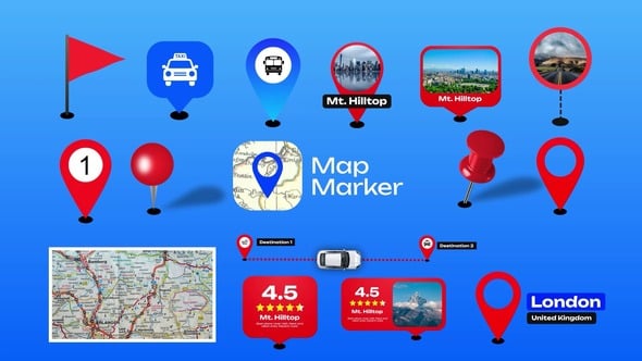 Videohive Map Marker