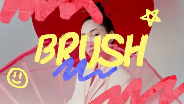 Videohive Brush Typogtaphy and Elements