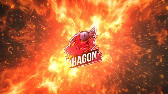 Videohive Dragon Fire Logo Reveal 60650380