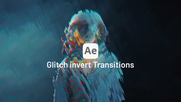 Videohive Glitch invert Transitions