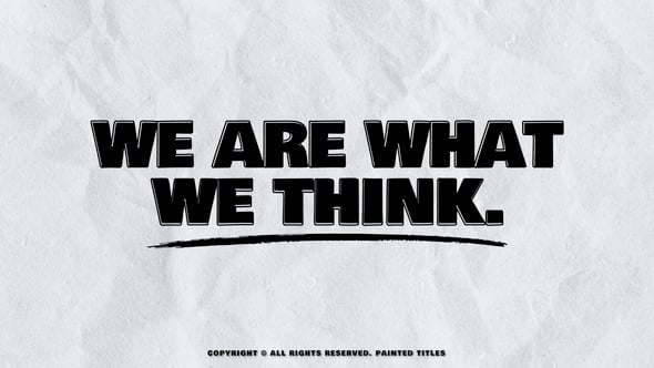 Videohive Painted Titles | AE