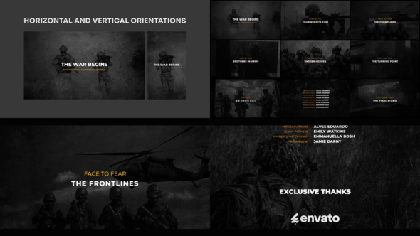 Videohive War Memories Film Opener for After Effects