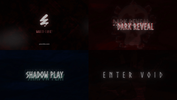 Videohive Horror Logo for After Effects 60482675