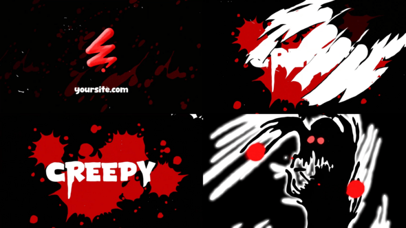 Videohive Ghost Horror Logo Opener for After Effects