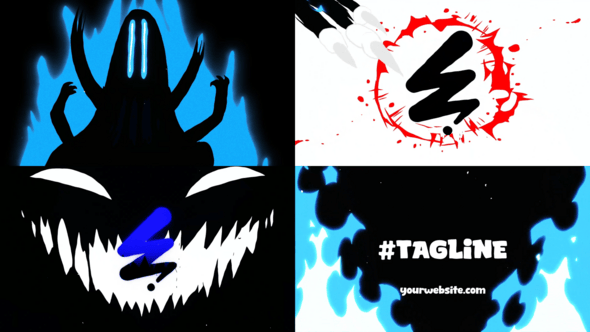 Videohive Helloween Monster Logo Opener for After Effects