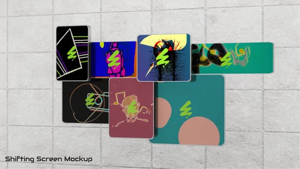 Videohive Shifting Screen Mockup