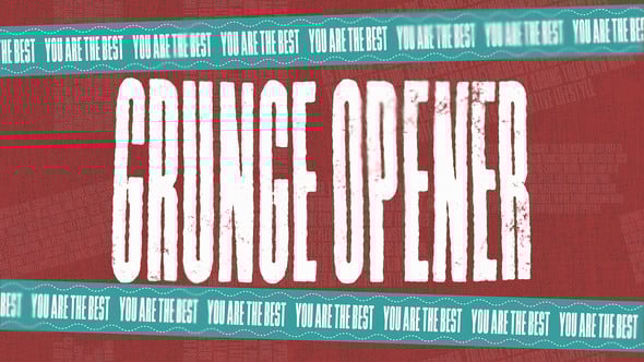 Videohive GRUNGE OPENER 60459182