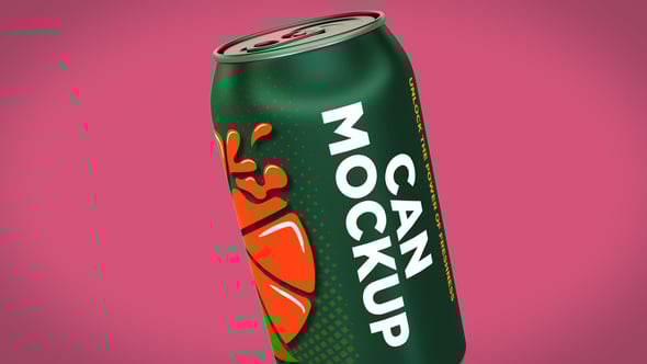 Videohive Aluminum Can Mockup