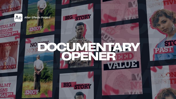 Videohive Vertical Documentary Openers