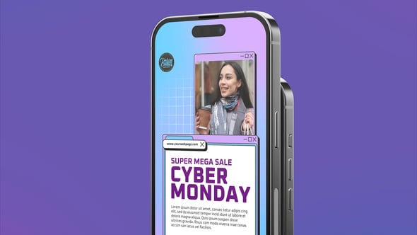 Videohive Cyber Monday Vertical Promo
