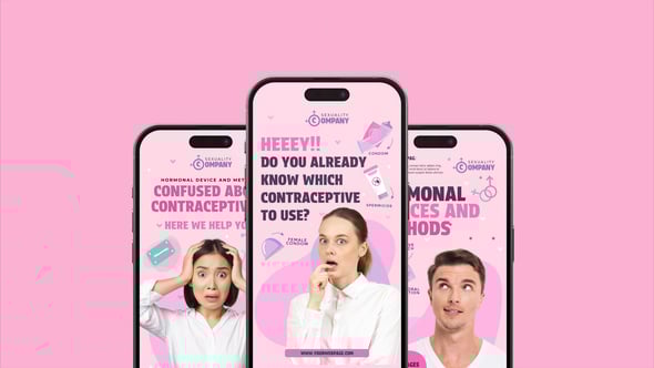 Videohive Contraceptive methods Vertical Promo