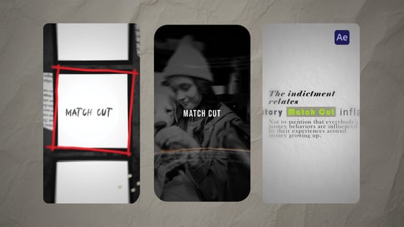 Videohive Text Match Cut 60576193