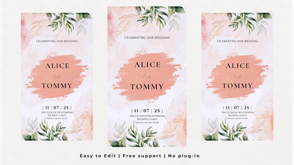 Videohive Vertical Wedding Intro 60860070