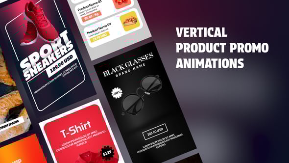 Videohive Vertical Product Promo Animations 60669778