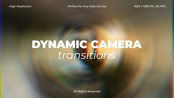 Videohive Dynamic Camera Transitions for After Effects