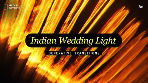 Videohive Generative Indian Wedding Light Transitions | Vertical | After Effects