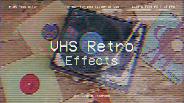 Videohive VHS Effect for After Effects