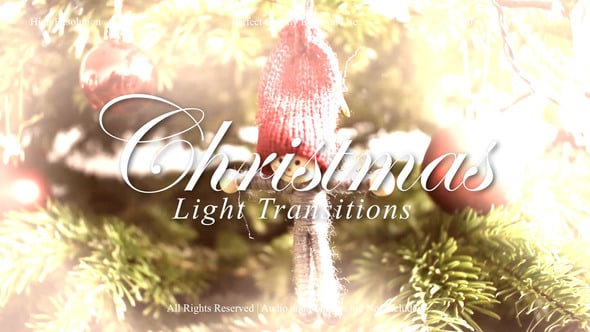 Videohive Christmas Light Transitions Pack for After Effects