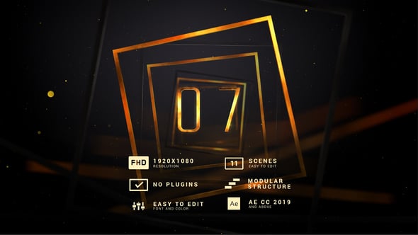 Videohive Geometry | Shape and Lines Countdown Constructor