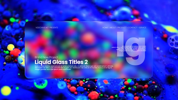 Videohive Liquid Glass Titles II