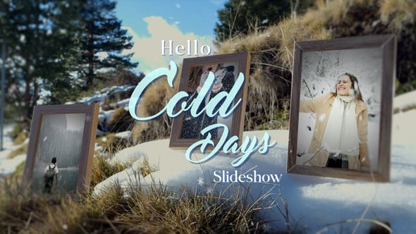 Videohive Hello Cold Days Slideshow