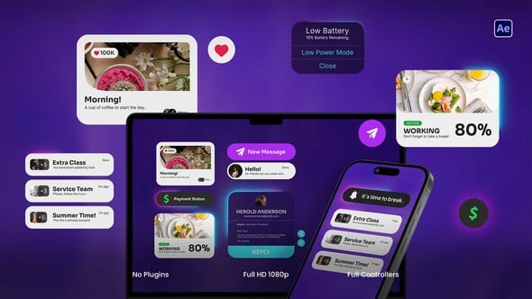 Videohive Notification UI