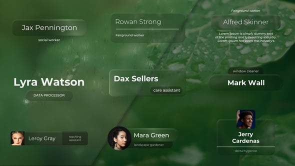 Videohive Modern Glass Lower Thirds