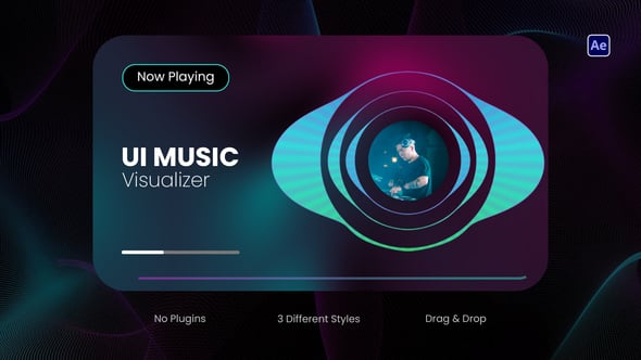 Videohive UI Music Visualizer