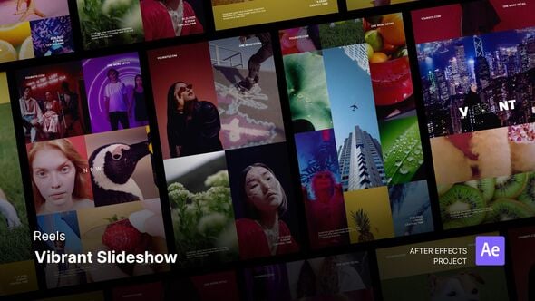 Videohive Reels – Vibrant Slideshow After Effects Project Files