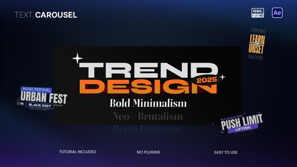 Videohive Text Carousel 60377244