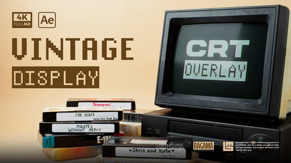 Videohive Vintage CRT Overlay