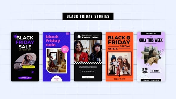 Videohive Black Friday Stories 60295074