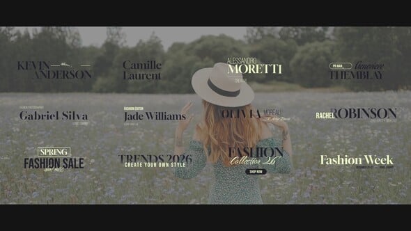 Videohive Fashion Lower Thirds 60531261