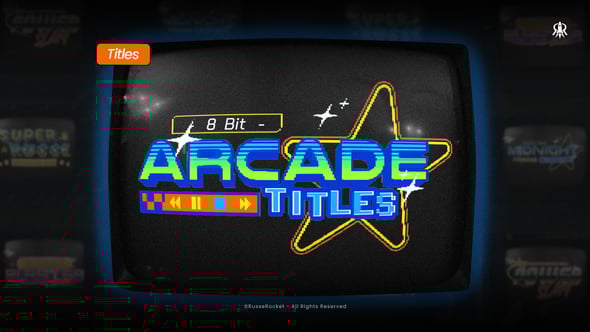 Videohive 8-bit Arcade Titles 60466232