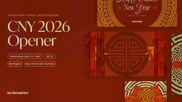 Videohive Elegant Chinese New Year 2026 Opener