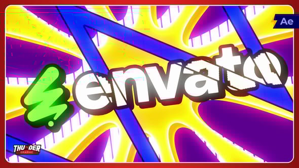 Videohive Hyper Comic Logo Reveal