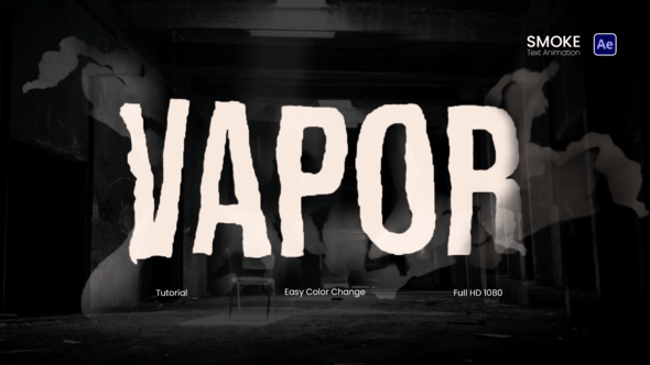 Videohive Smoke Text Animations