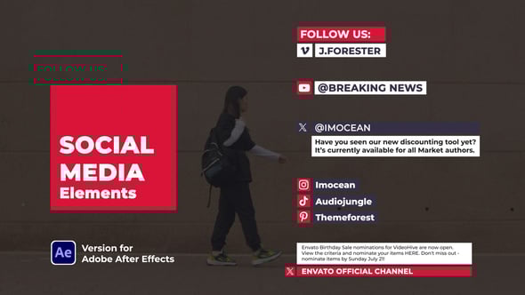 Videohive Social Media Elements