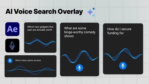 Videohive AI Voice Search Bars
