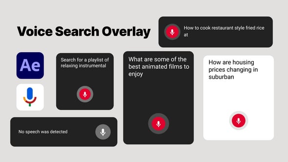 Videohive Voice Search Bar