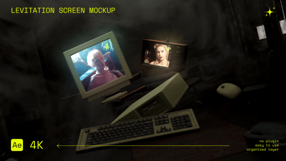Videohive Levitation Screen Mockup