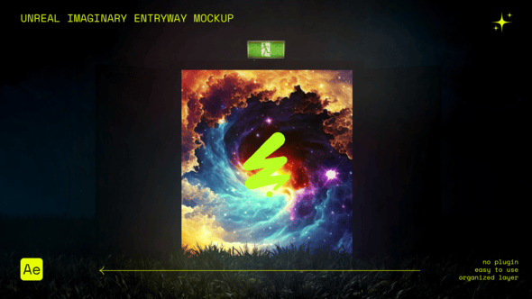 Videohive Unreal Imaginary Entryway Mockup