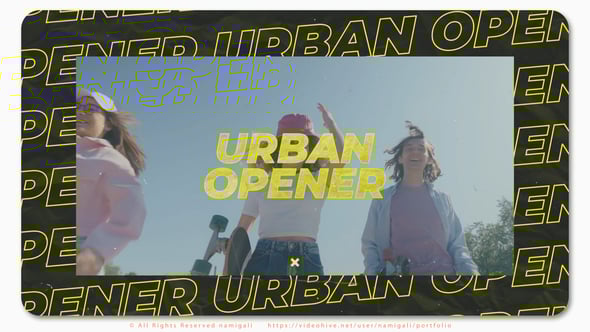 Videohive Urban Opener Hip Hop