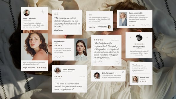 Videohive Testimonials, Reviews & Quotes – After Effects Template 60394911